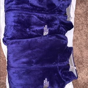 North face fuzzy jackets